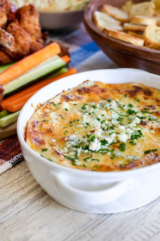 Hot Blue Cheese Dip Tailgate Food