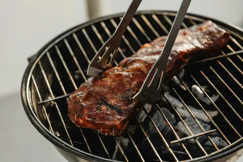 Grilling Steak - BBQ advancement on a grill